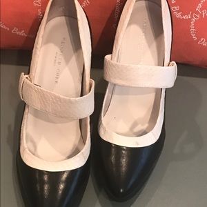 Cute black and white fun take in the Maryjane